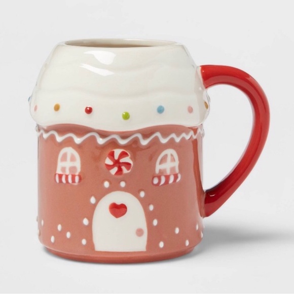 2 NEW Target Wondershop Threshold Gingerbread Man & Gingerbread House Mug Set ๐๐ - Picture 11 of 16